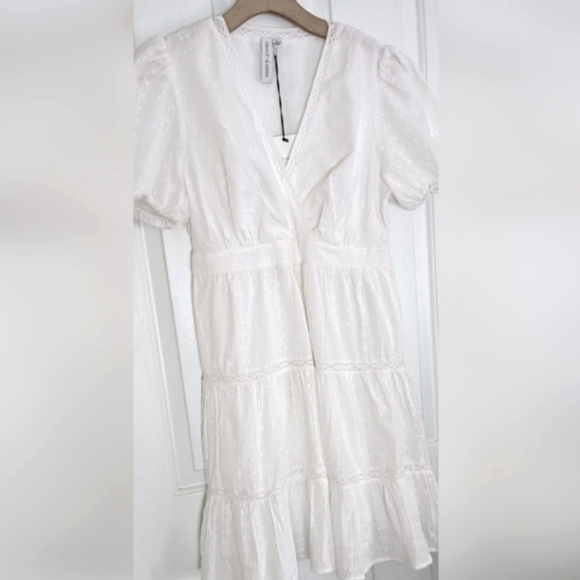 Grace+Karma Dreamy Tiered Cotton Summer Dress With Puffy Sleeves - Picture 3 of 11